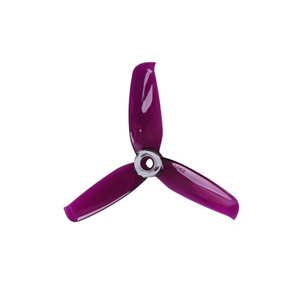 Gemfan Flash 4052: Durable 3 Blade - Clear Purple (Set of 4)