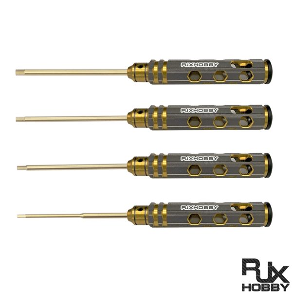 RJX 4pcs Hex Screwdriver Set for RC Models