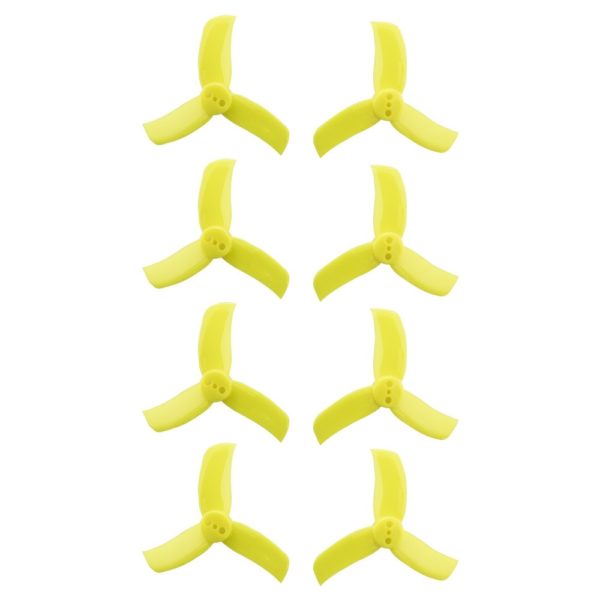 Gemfan Hulkie Yellow 2040 Durable 3 Blade - Set of 8