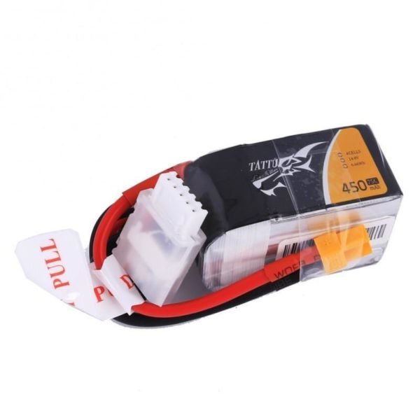 Tattu 4S 450mAh 75C LiPo Micro Battery - XT30