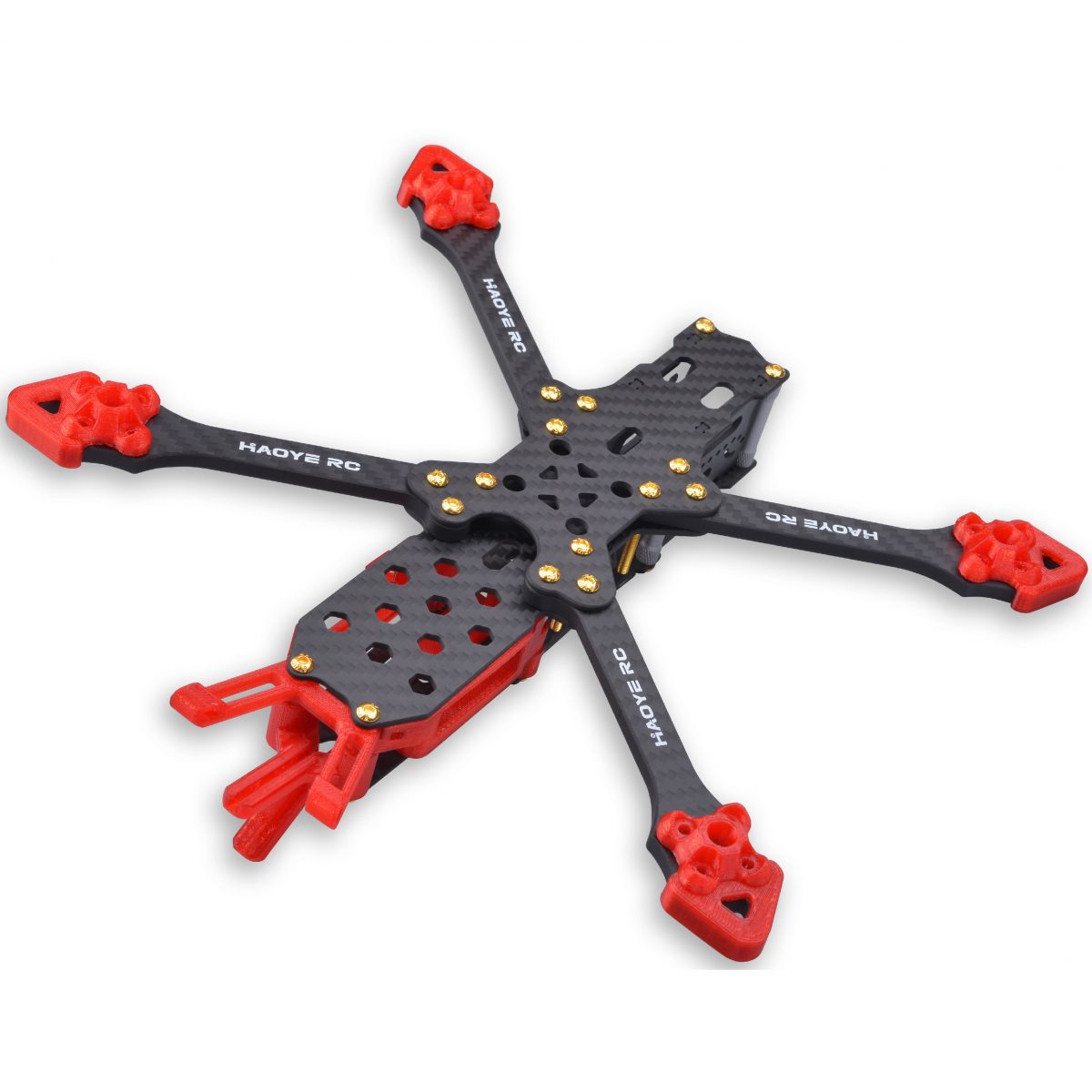 HaoYe RC X1 Frame Kit: HD 229mm, 5mm Arm, 5 Inch - FPV Racing