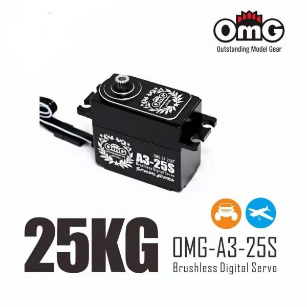 OMG-A3-25S 25KG Digital Servo for 1/8 & 1/10 RC