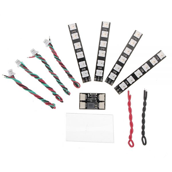 LED Set: 4PCS 6 Lamp Beads for RC Drones